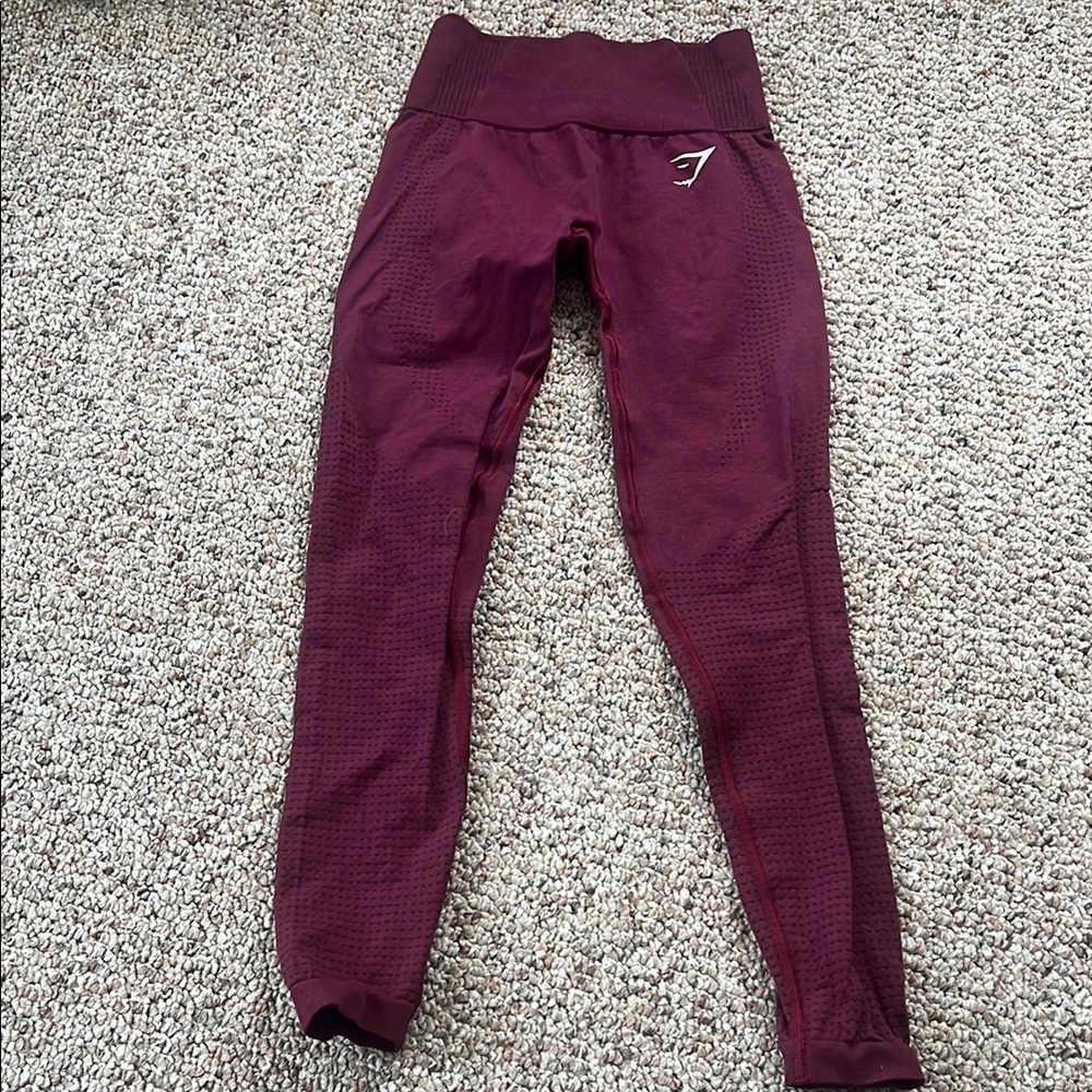 Gymshark Kids Maroon Leggings